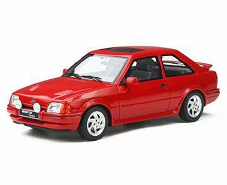 Ottomobile OT826 1:18 Scale Die Cast Ford Escort Mk.4 RS Turbo Radiant Red 1990. Stock photo used. Brand new in box.