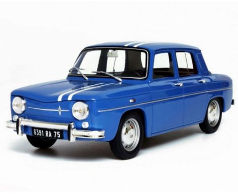 Ottomobile OT577 1:18 Scale Die Cast Renault 8 Gordini 1100 Bleu de France 1964. Stock photo used. Brand new in box.