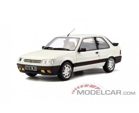 Ottomobile OT598 1:18 Scale Die Cast Peugeot 309 Ph.1 GTI Blanc Meije 1987. Stock photo used. Brand new in box.