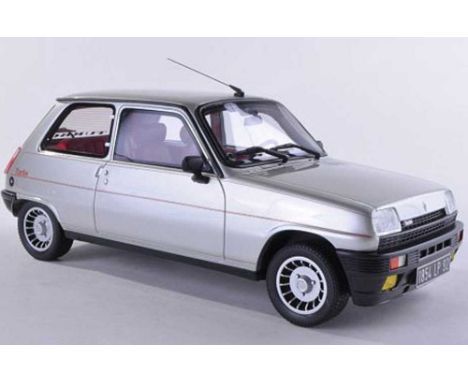 Ottomobile OT585 1:18 Scale Die Cast Renault 5 Alpine Turbo Gris Argnet Metalisé 620 1983. Stock photo used. Brand new in box