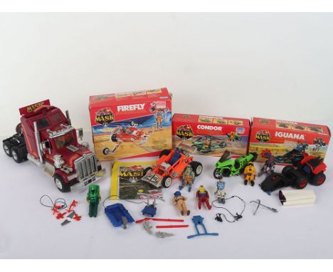 Vintage M.A.S.K. Mask Kenner Loose and Boxed vehicles with Action Figures.  Including a complete boxed Condor, Complete boxed