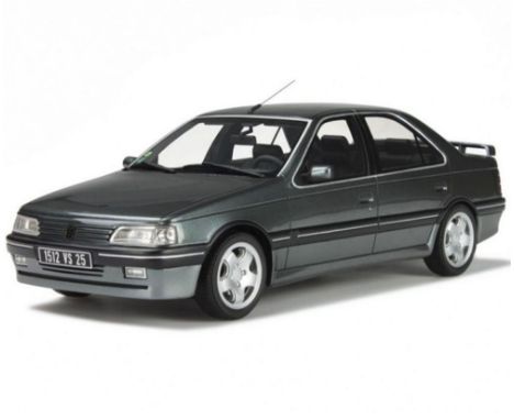 Ottomobile OT656 1:18 Scale Die Cast Peugeot 405 Mi16 Gris Magnum 1992. Stock photo used. Brand new in box.