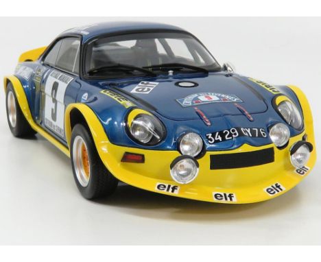 Ottomobile OT249 1:18 Scale Die Cast Alpine A110 Turbo Criterium des Cévennes 1972. Stock photo used. Brand new in box.