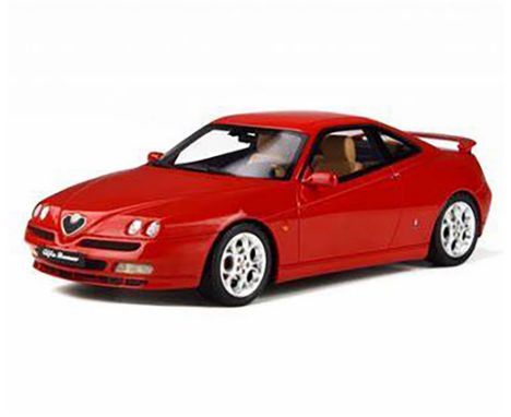Ottomobile OT335 1:18 Scale Die Cast Alfa Romeo GTV V6 Alfa Rosso 2002. Stock photo used. Brand new in box.