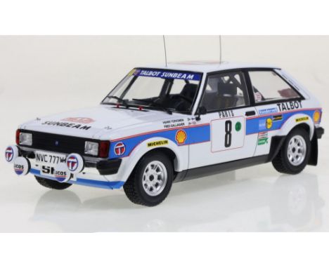 Ottomobile OT359 1:18 Scale Die Cast Talbot Lotus Rallye Gr.2 Rallye Monte-Carlo 1981. Stock photo used. Brand new in box.
