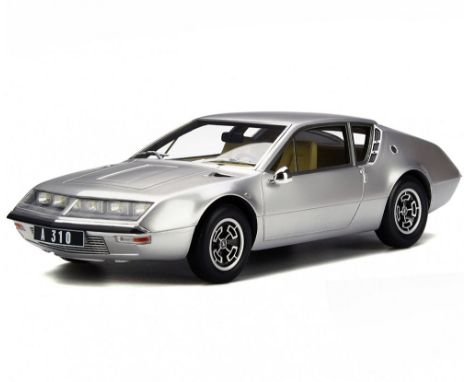 Ottomobile OT680 1:18 Scale Die Cast Alpine A310 Ph.1 1600 Argent Métallique 1971. Stock photo used. Brand new in box.