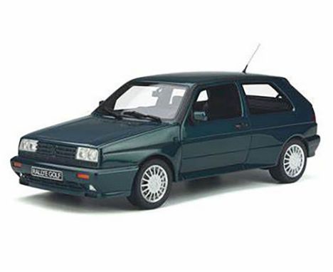 Ottomobile OT892 1:18 Scale Die Cast Volkswagen Rallye Golf A2 Vert Pearl effect 1990. Stock photo used. Brand new in box.