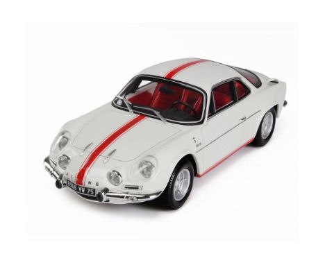 Ottomobile OT138 1:18 Scale Die Cast Alpine A110 1600S Olympique Blanc Gardenia 1968. Stock photo used. Brand new in box.
