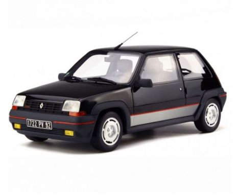 Ottomobile 1:18 Scale Die Cast Model Renault Super 5 Ph.1 GT Turbo Noir 694 1985. Stock photo used. Brand new in box.