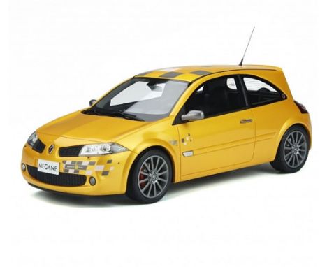 Ottomobile OT914 1:18 Scale Die Cast Renault Megane 2 Ph.2 Renault F1 Team Edition Jaune Sirius 2002. Stock photo used. Brand