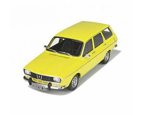 Ottomobile OT208 1:18 Scale Die Cast Renault 12 Break TS Jaune 301 1974. Stock photo used. Brand new in box.