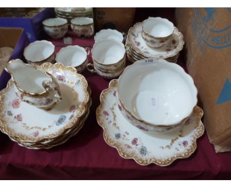 A 19th century French part tea service of 21 pieces