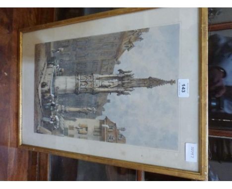 SAMUEL PROUT BRITISH 19TH CENTURY A coloured lithograph, Basle. Signed in pencil 20'x14'  