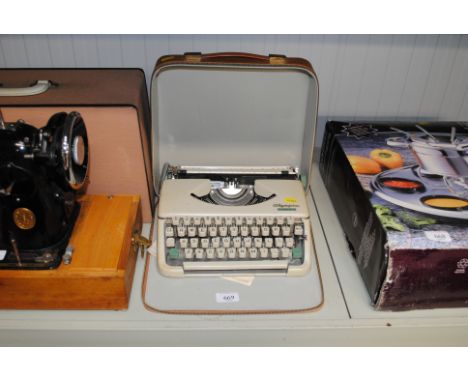 An Olympia typewriter