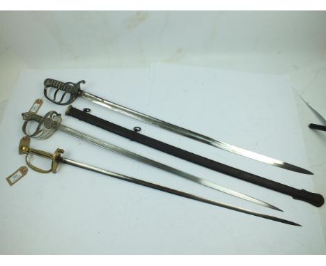 An 1821 Pattern Light Cavalry officer's sword with 90.5cm blade by Hawkes & Co. serial no. 1543, etched with scrolling foliag