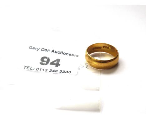 22K GOLD RING W:5.9G SIZE: L