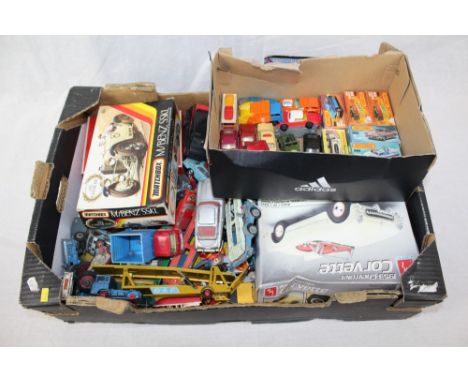 Diecast mixed selection - including Matchbox 1-75 Series boxed items, Corgi and Dinky, Matchbox unboxed, plus others (qty)