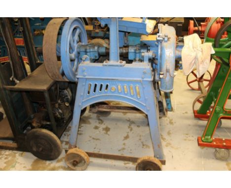 R. Hunt & Co. no. 2A Premier grinding mill in blue livery, mounted on wheelsIf you are looking to purchase, or are fortunate 
