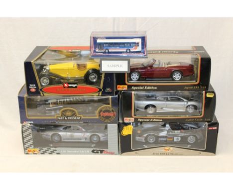 Burago, Maisto and other larger scale models - boxed (qty)