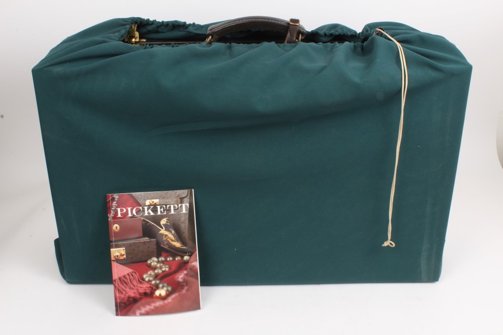 pickett leather briefcase