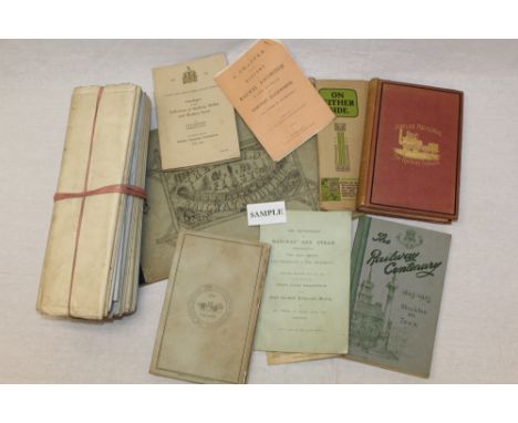 A collection of Stockton and Darlington Railway documents - including 'Remarks on Comparative Merit - Railways 1827' two copi
