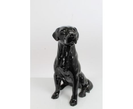 Beswick fireside model - Black Labrador, no. 2314, 34cm high