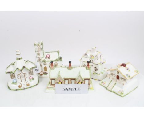 Nine Coalport Cottages - Village Church, The Alms Houses, Swiss Cottage, Park Lodge, The Village Cricket Pavilion, The Countr