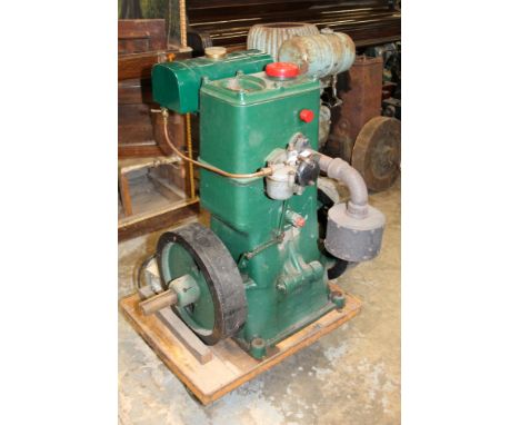 Bamfords 1.5 HP Type EVI, Hopper cooled petrol stationary engine, no. 53662 - older restoration, in running orderIf you are l