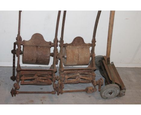 Ransomes patent chain 10 inch mower, together with two other Ransomes mowersIf you are looking to purchase, or are fortunate 