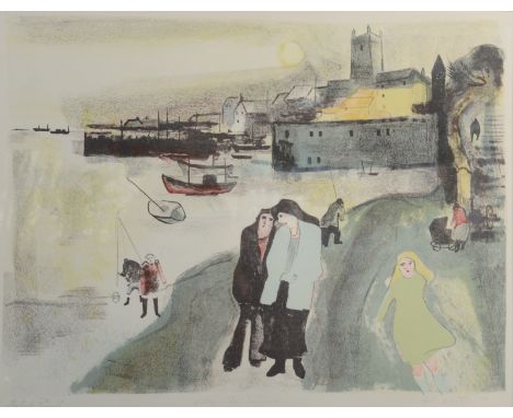 GILL WATKISS Abbey Slip , Penzance Lithograph Signed Artists proof dated '79Sight size 42 x 53cm   Condition report:  Good co