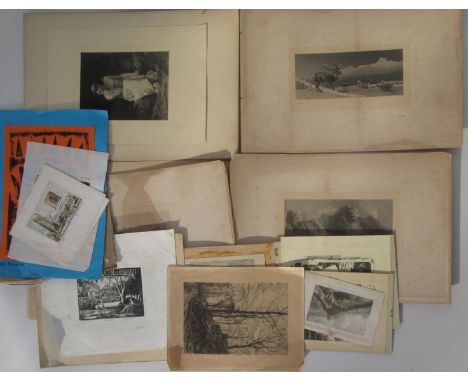 ANNE SEFTON (FISH) St Ives Print Together with a St Ives 'Palais De Danse' poster and other prints