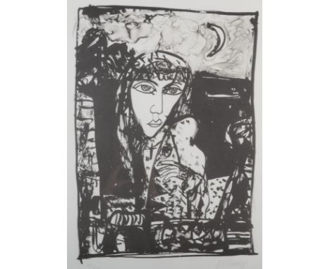 JOHN BELLANY North Sea Maiden Lithograph Signed Numbered 26/50 Sight size 68 x 49cm