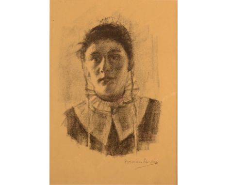 NORMAN GARSTIN Portrait Lithograph Published by The Studio London 27 x 19cm   Condition report:  No obvious condition issues.