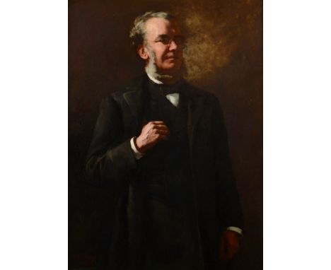 STANHOPE ALEXANDER FORBES Portrait of a gentleman Oil on canvas lined Signed and dated 1881110 x 80cm
