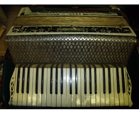 Horner Verdi III piano accordion in carry case