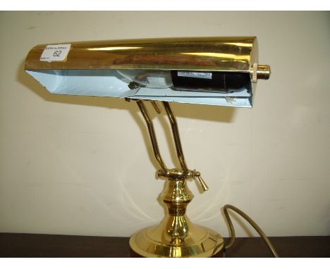 Brass adjustable desk lamp 