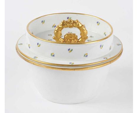 CHAMBERLAIN WORCESTER. WASH BOWL & LID. N 155. NEW BOND STREET LONDON. HEIGHT: 6.5 INCHES. DIAMETER: 8.5 INCHES.SLIGHT RUBBIN