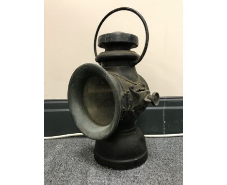 A railway lamp 