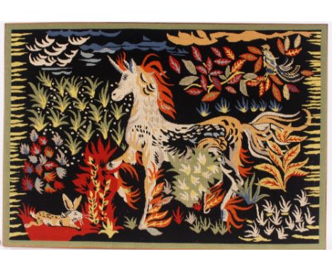After Jean Lurcat Licorne ("Unicorn") tapestry, 101cm x 146cm 