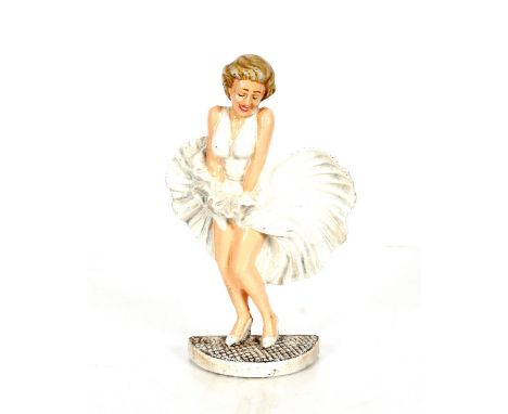 A cast iron Marilyn Monroe figure, 35cm high