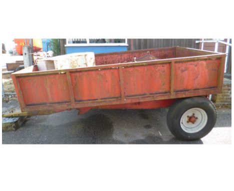 METAL 3-TON TIPPING TRACTOR TRAILER 