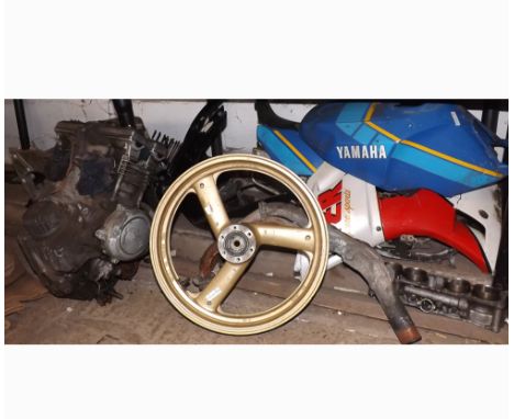 FRAME, ENGINE, PLASTICS AND OTHER SPARES FOR YAMAHA FZR 