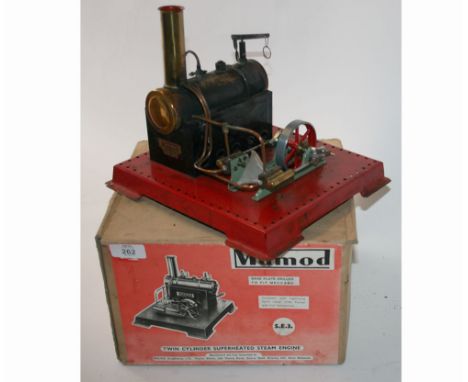 BOXED MAMOD TWIN CYLINDER SUPER HEATED STEAM ENGINE SE3 