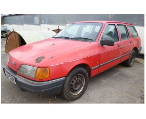 1988 FORD SIERRA, WITH V5 SHOWING ONE KEEPER SINCE 1997, DIESEL ENGINE, FOR RESTORATION NO RESERVE