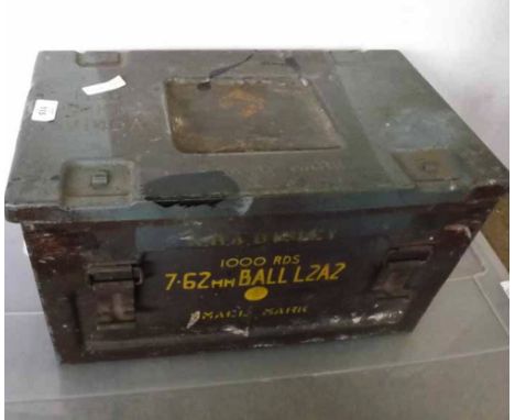 WAR DEPT 1963 METAL TRUNK 