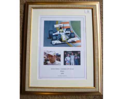 FRAMED JENSON BUTTON PRINT 