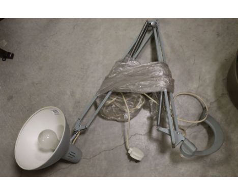 Wall mounted Angle poise style lamp by Thousand and One Lamps limited