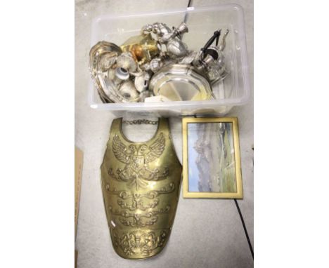 Collection of vintage Metalware to include Silver plate and Brass