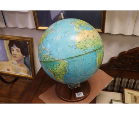 A vintage Philips 12 inch true to life globe