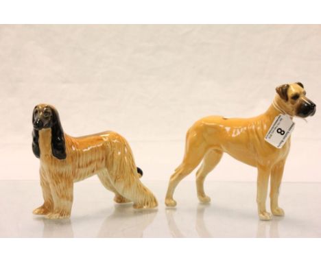 Two Beswick ceramic dogs, Ajubah of Dalves & C.H Ruler of Ouborough